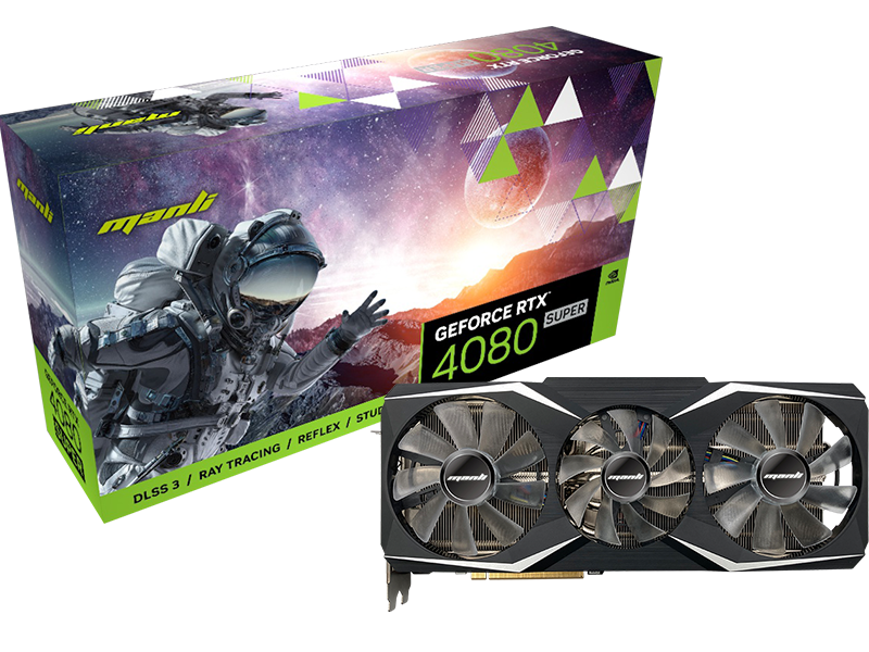 VGA Manli GeForce RTX™ 4080 Super (M3520+N701)