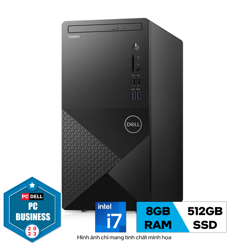 PC DELL VOSTRO 3020T (I7 13700 8GB RAM/512GB SSD/WL+BT/K+M/OFFICE/ WIN11) (6FM7X2)- MINI TOWER